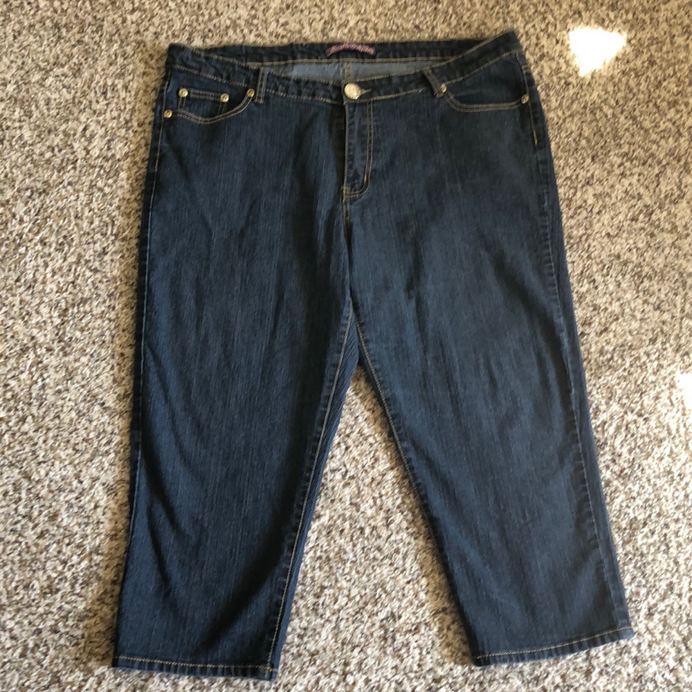 Brooklyn Girl denim Capri